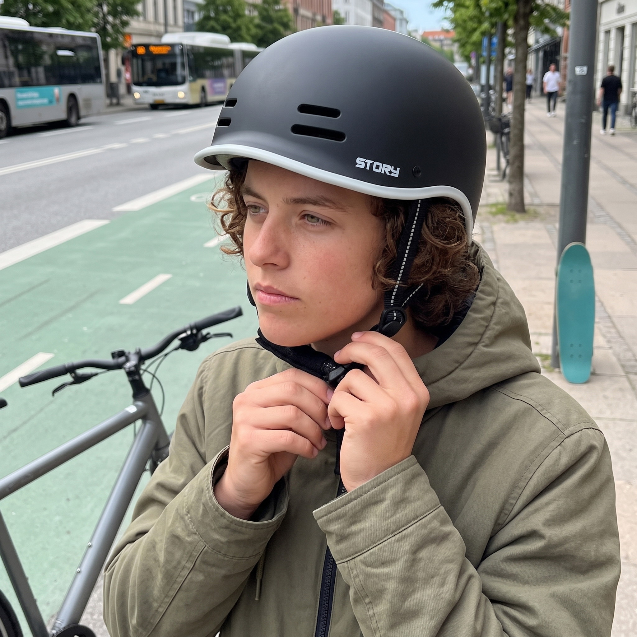 Story Retro Sertifisert Hjelm