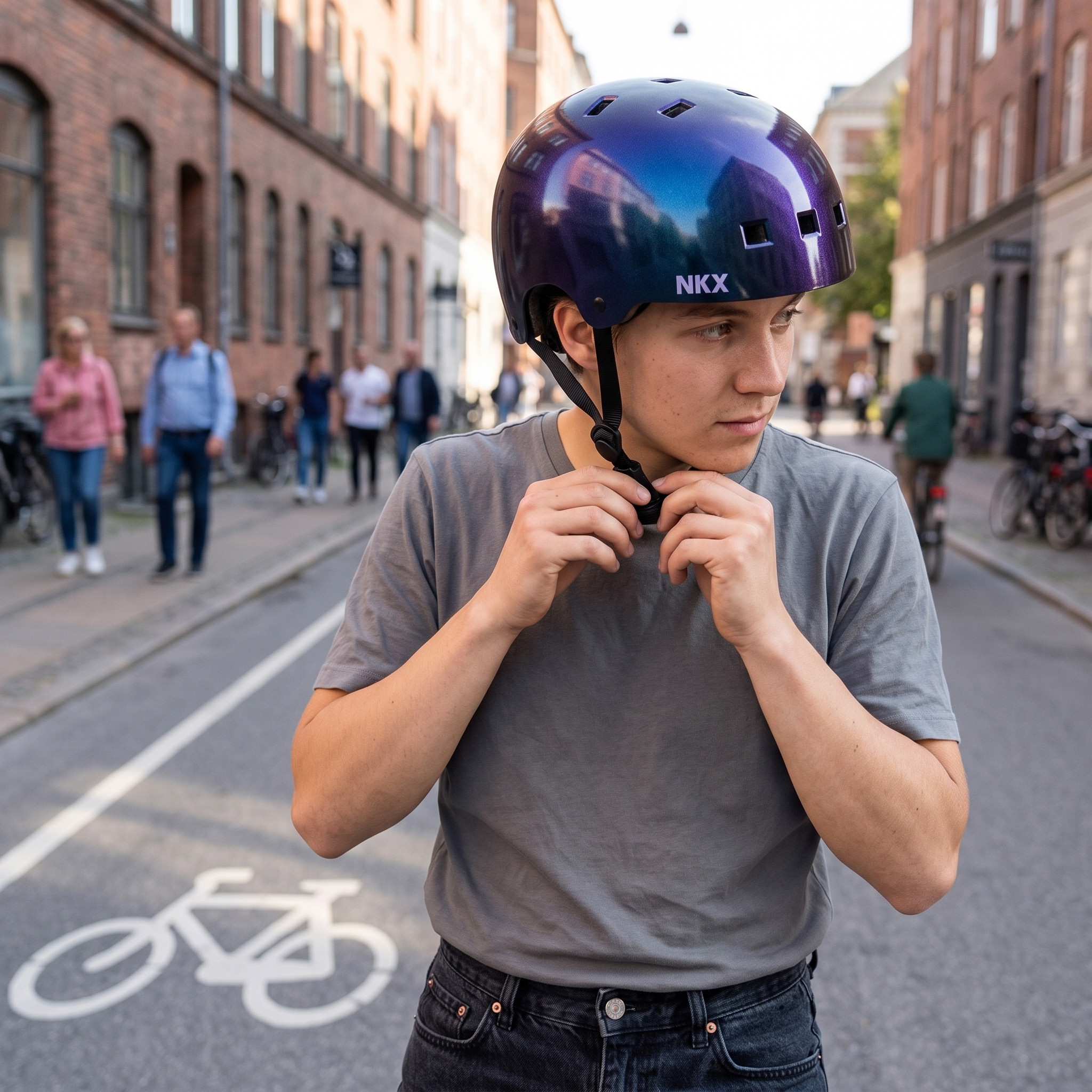 NKX Brain Saver Sertifisert Skatehjelm