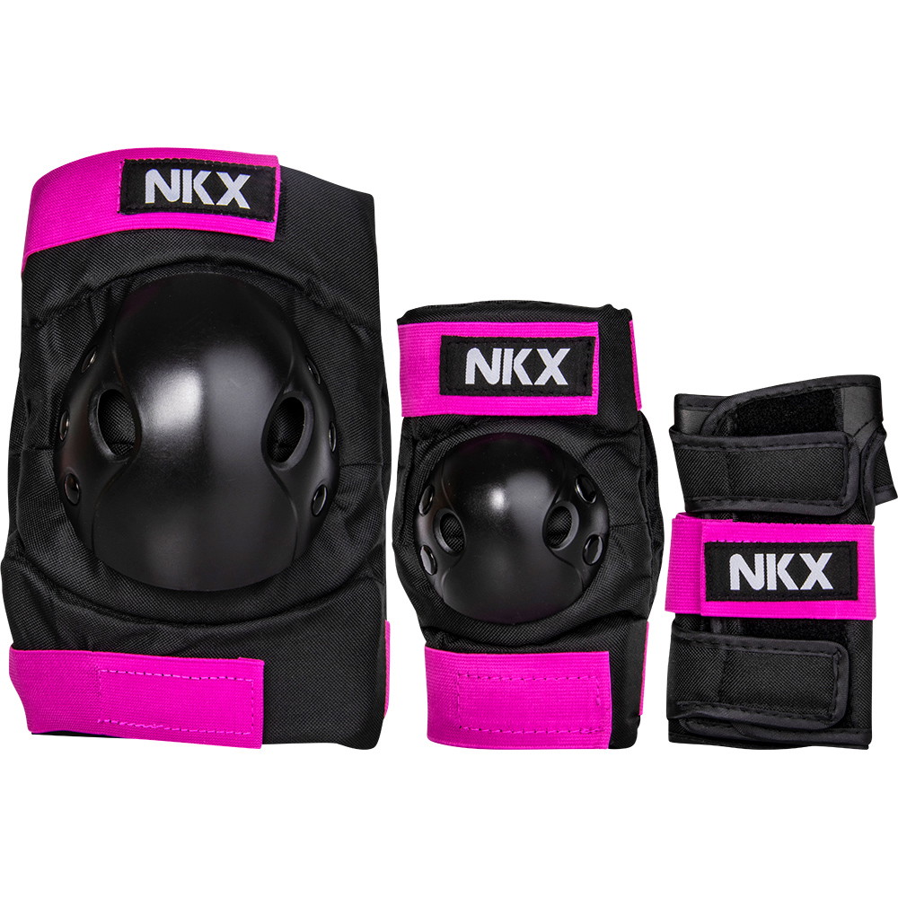 NKX 3-Pakke Pro Barn Beskyttelsesutstyr - Knepads, Albuepads og Håndleddsbeskyttere