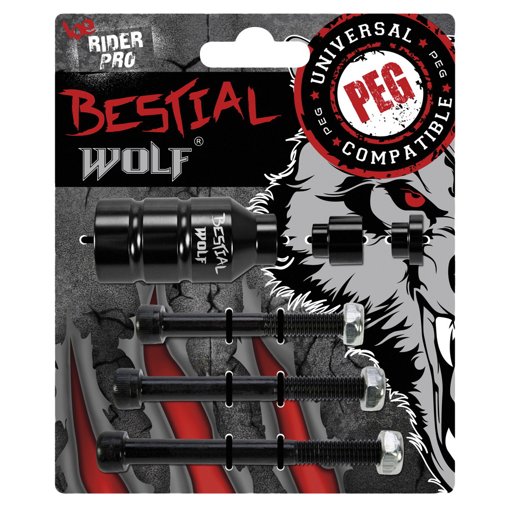 Bestial Wolf Trik Sparkesykkel Pegs