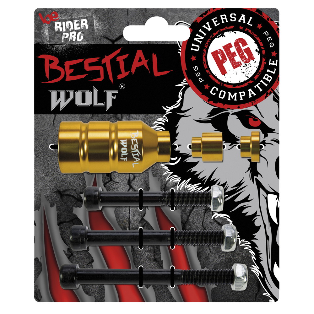 Bestial Wolf Trik Sparkesykkel Pegs