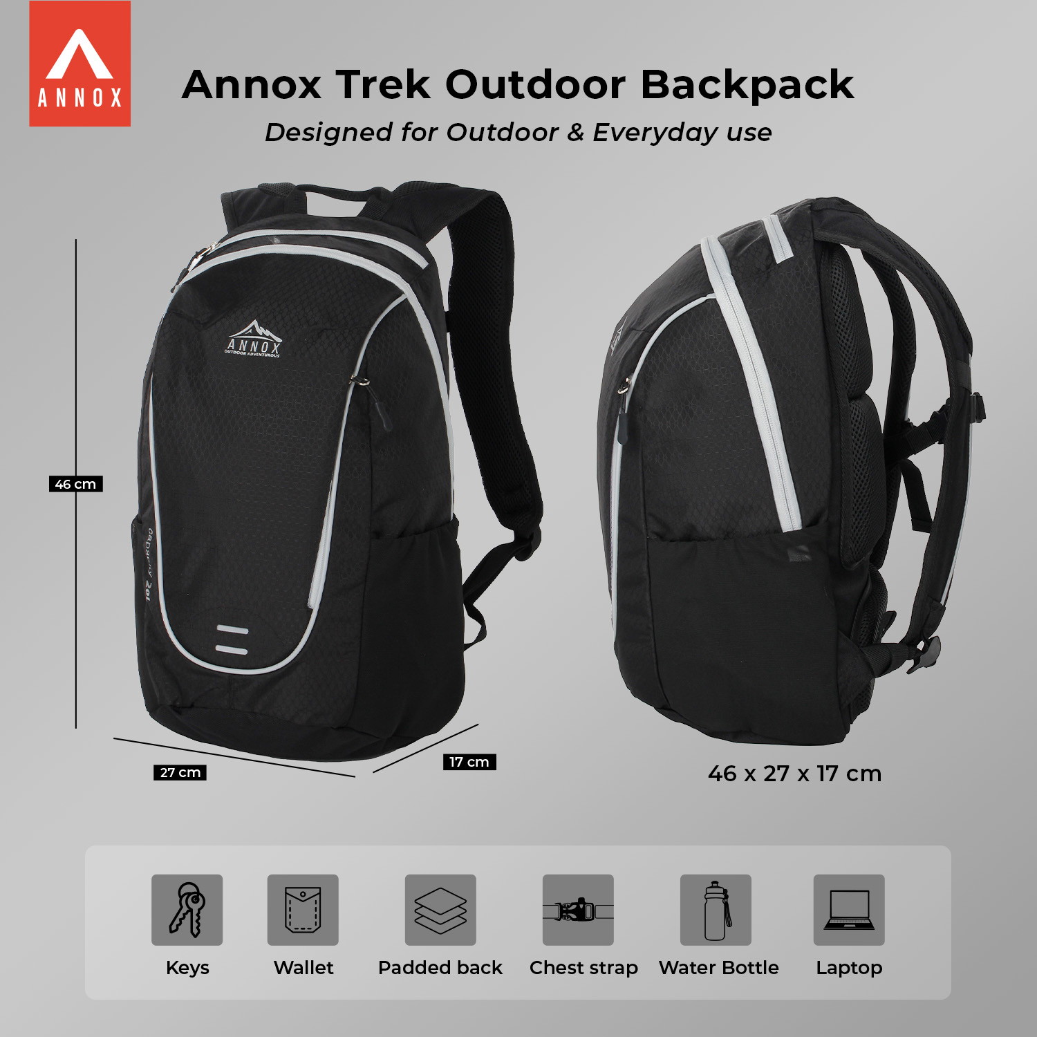 Annox Trek Outdoor Ryggsekk