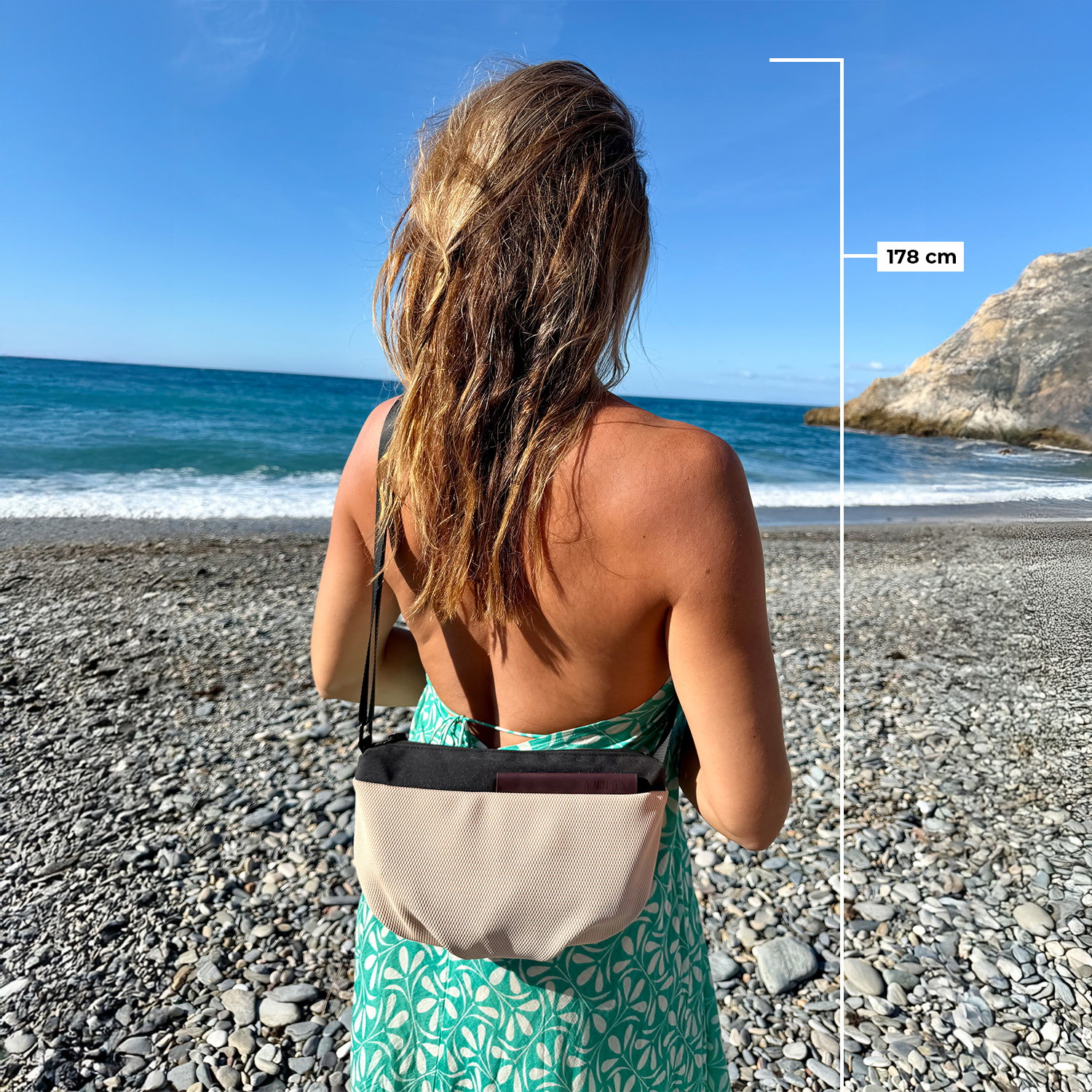 Annox On-The-Go Sling Bag – Vannavvisende bag til Skate & Sparkesykkel