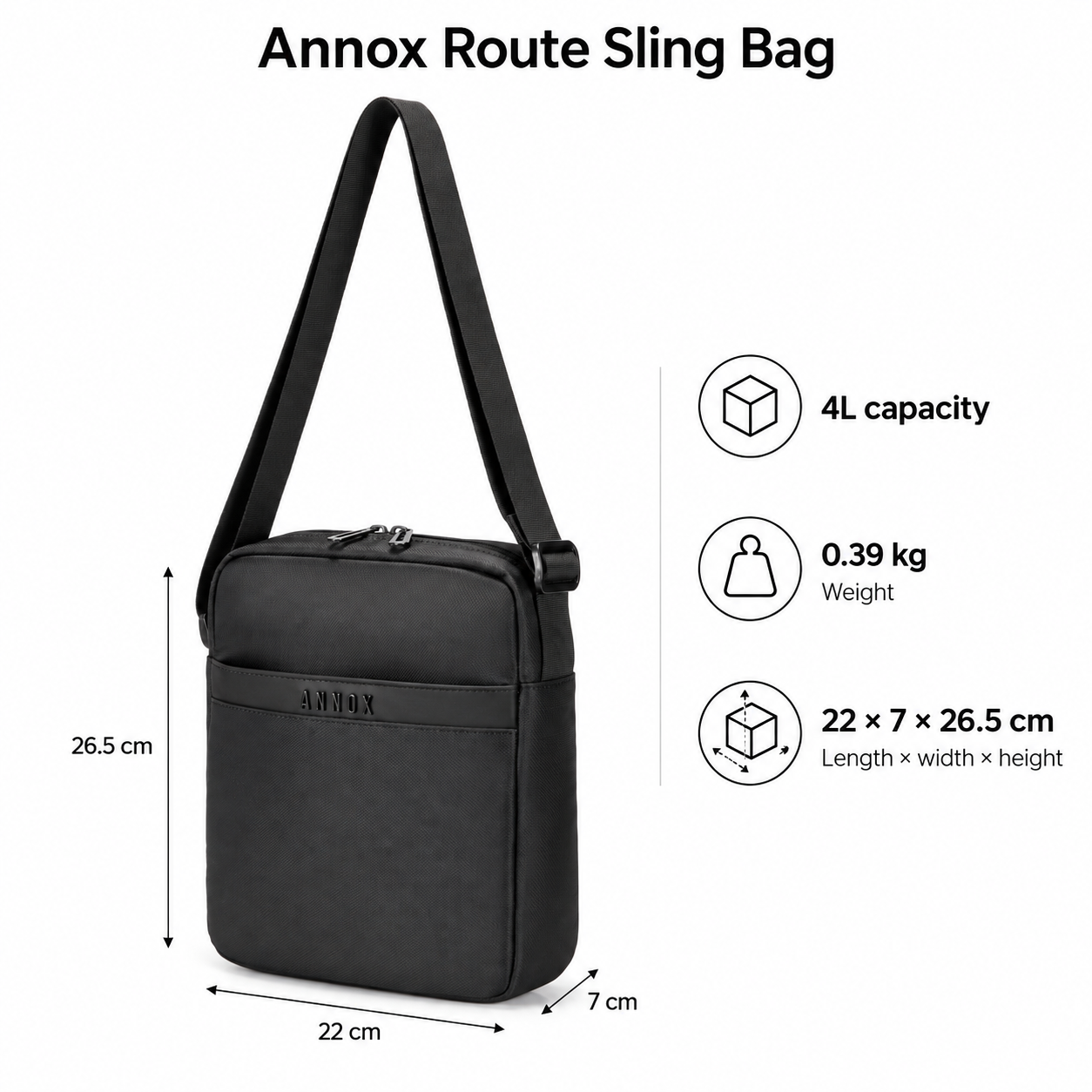 Annox Route Skulderveske