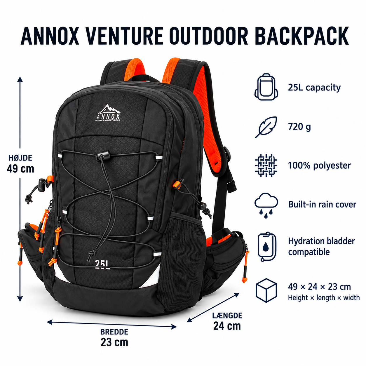 Annox Venture Outdoor Ryggsekk