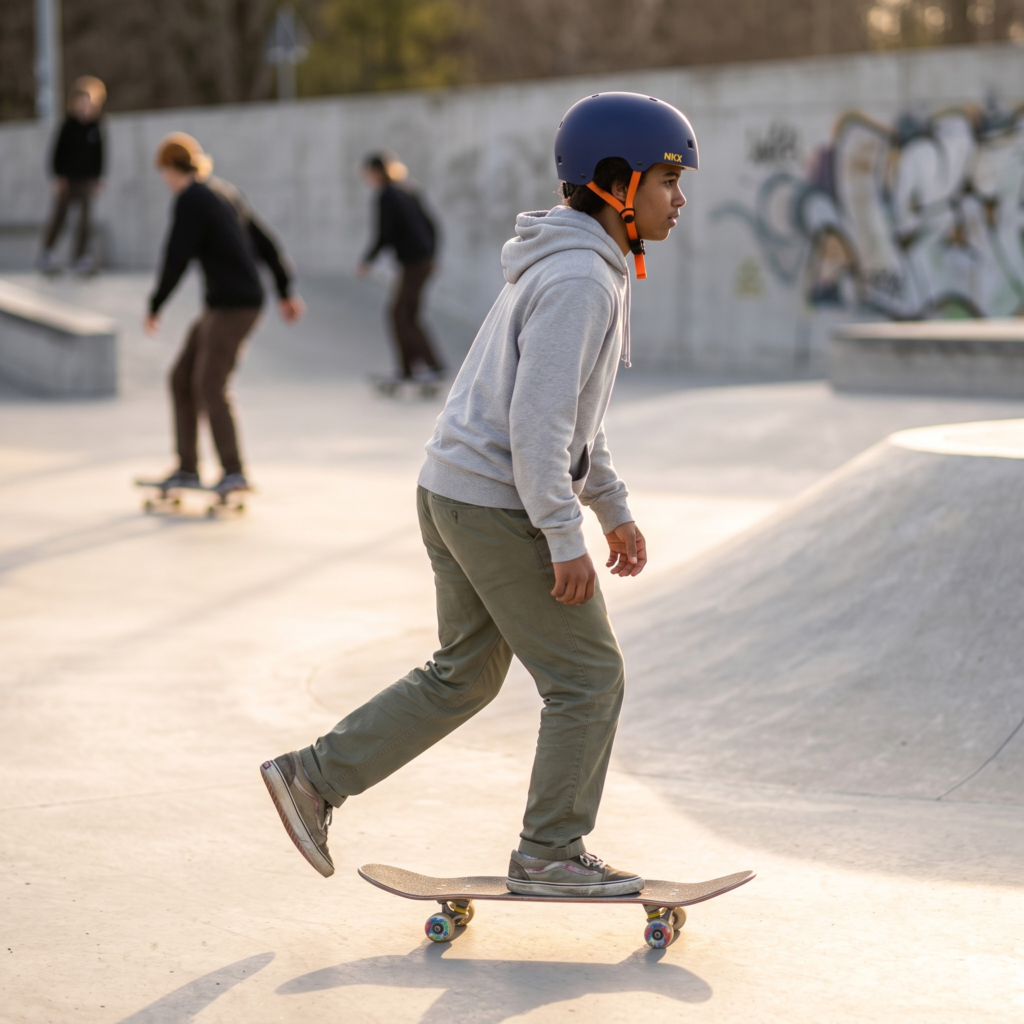 NKX Brain Saver Sertifisert Skatehjelm