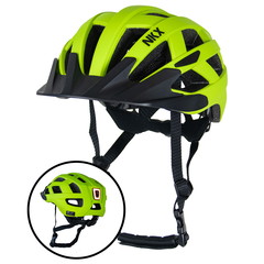 NKX City LED Sykkelhjelm med innebygget lys
