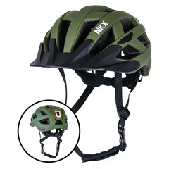 NKX City LED Sykkelhjelm med innebygget lys