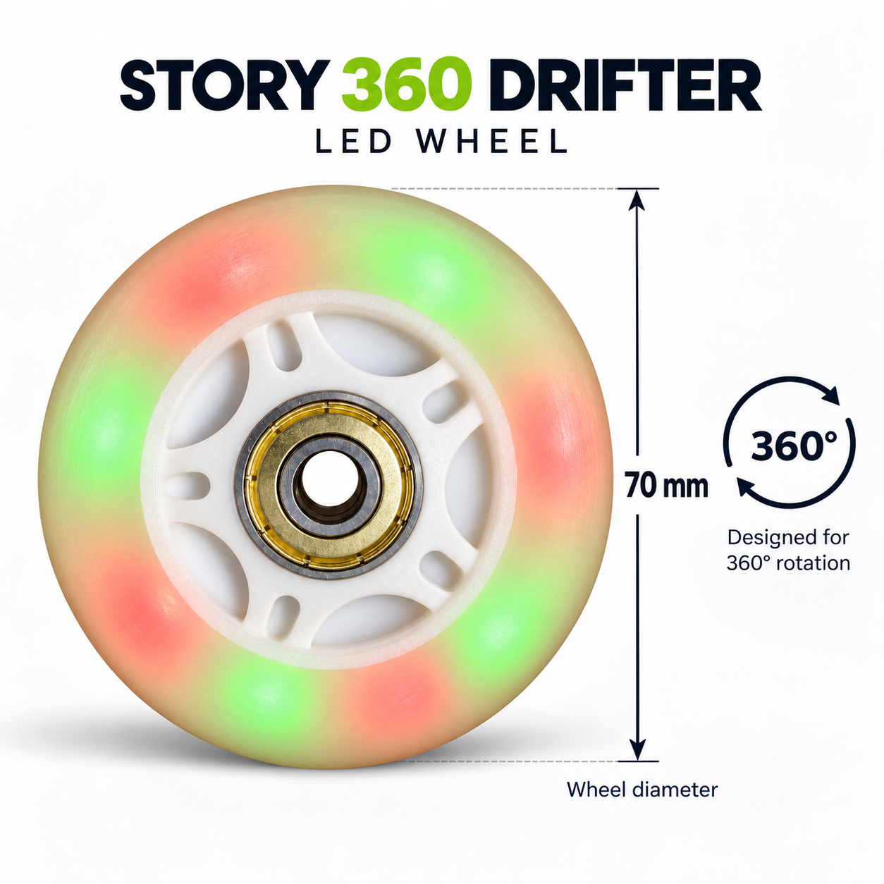 Story Drifter 360 Hjul til Trehjulssykkel