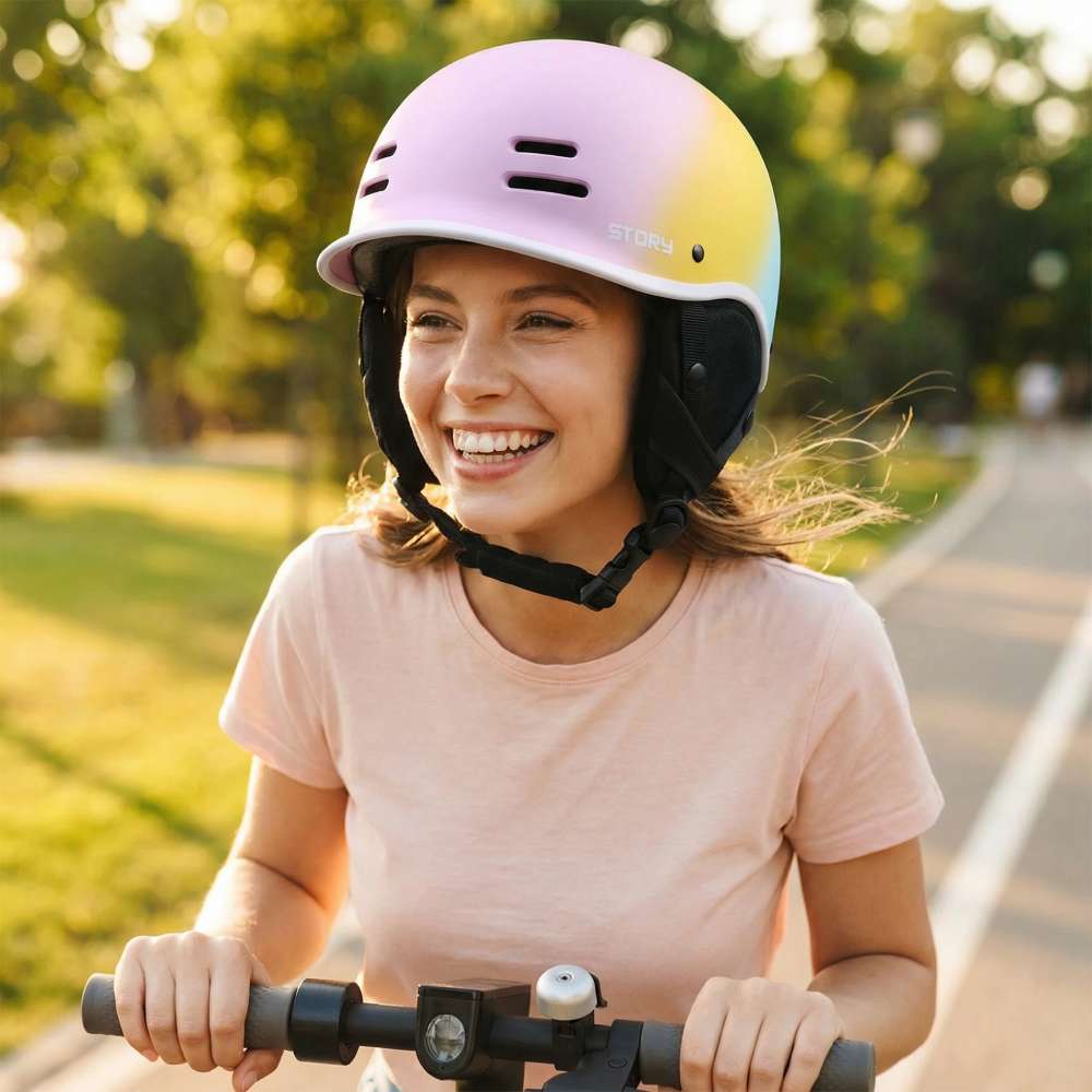 Story Retro Sertifisert Sportshjelm