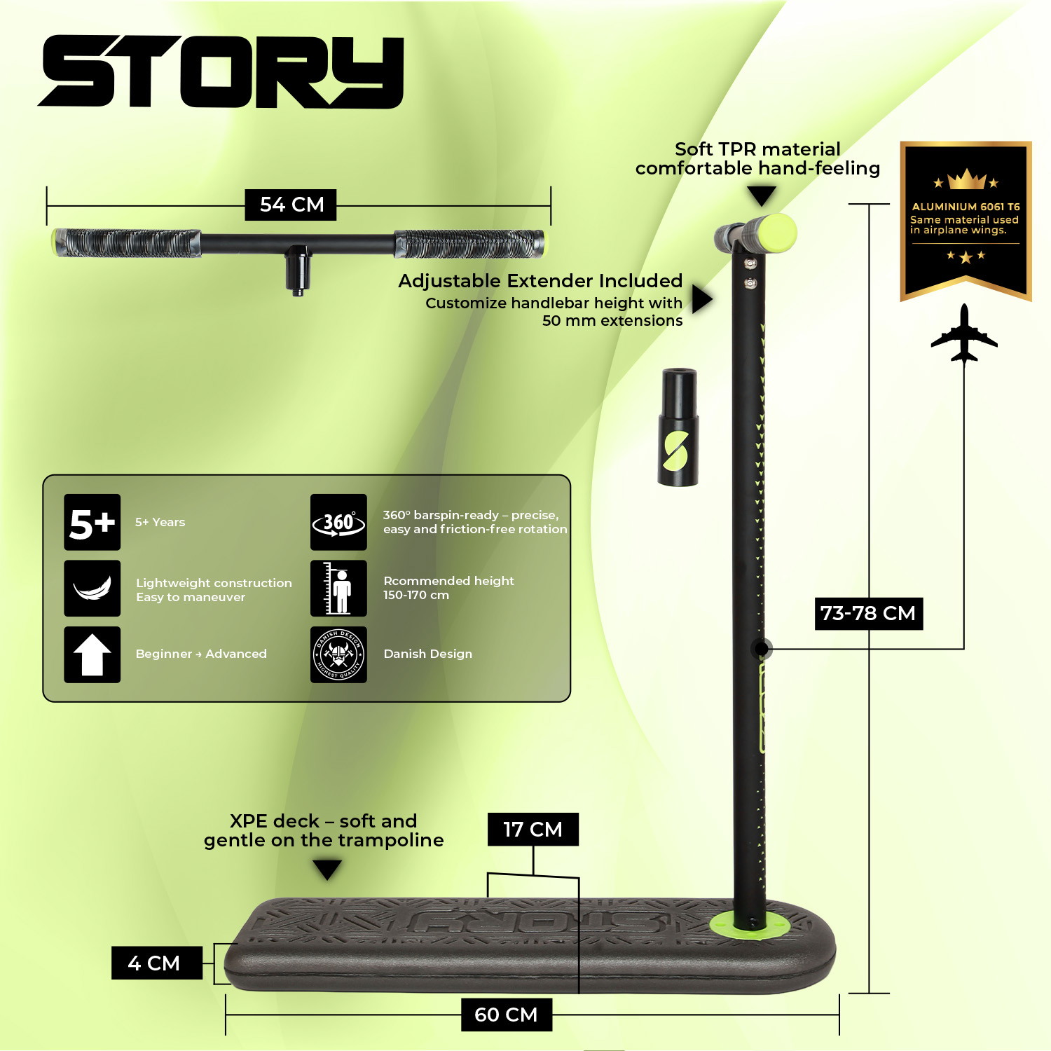 Story Pro Trampoline Sparkesykkel