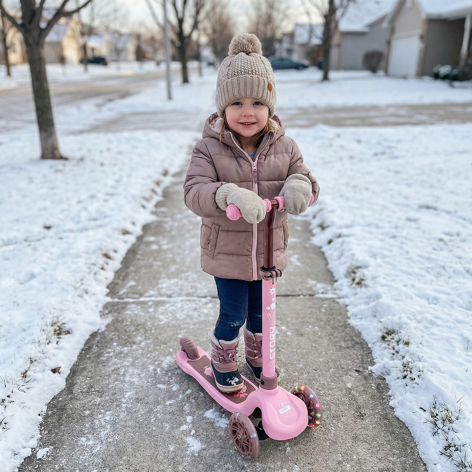 Story Mini LED 3-Hjuls Sparkesykkel