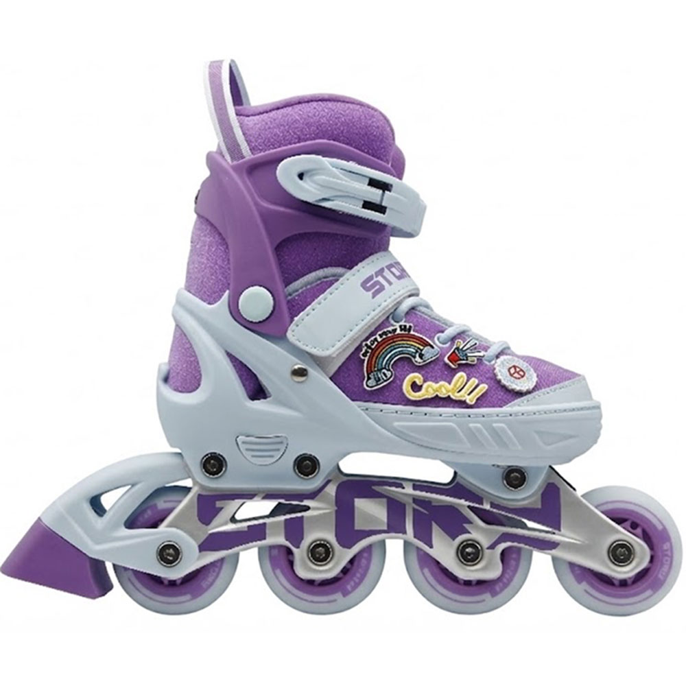 Story Moji Justerbar Inline Rulleskøyter