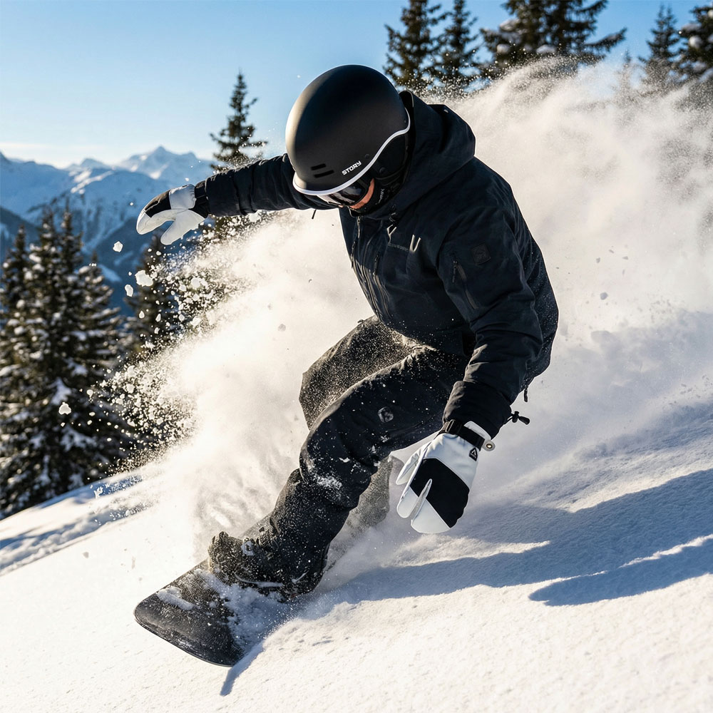 Annox Alpine Skihansker i skinn