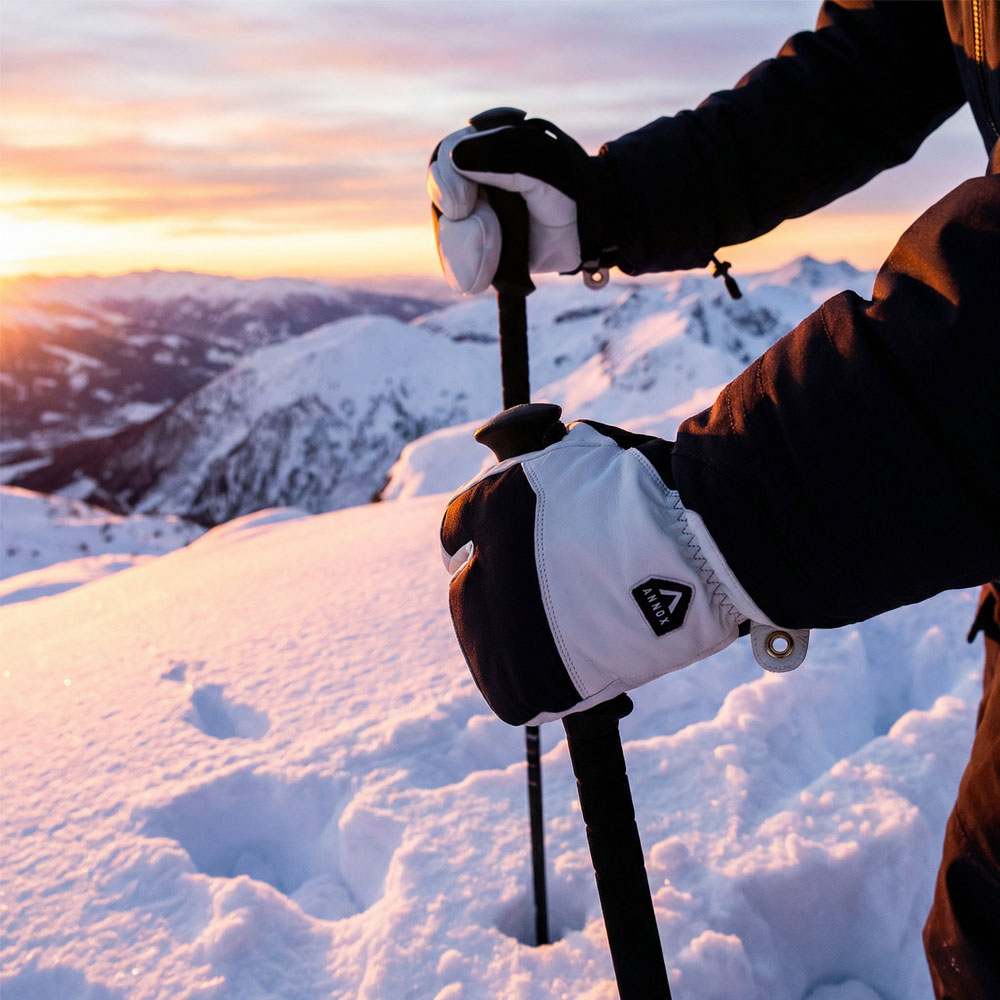 Annox Alpine Skihansker i skinn