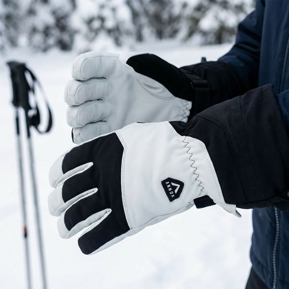 Annox Alpine Skihansker i skinn