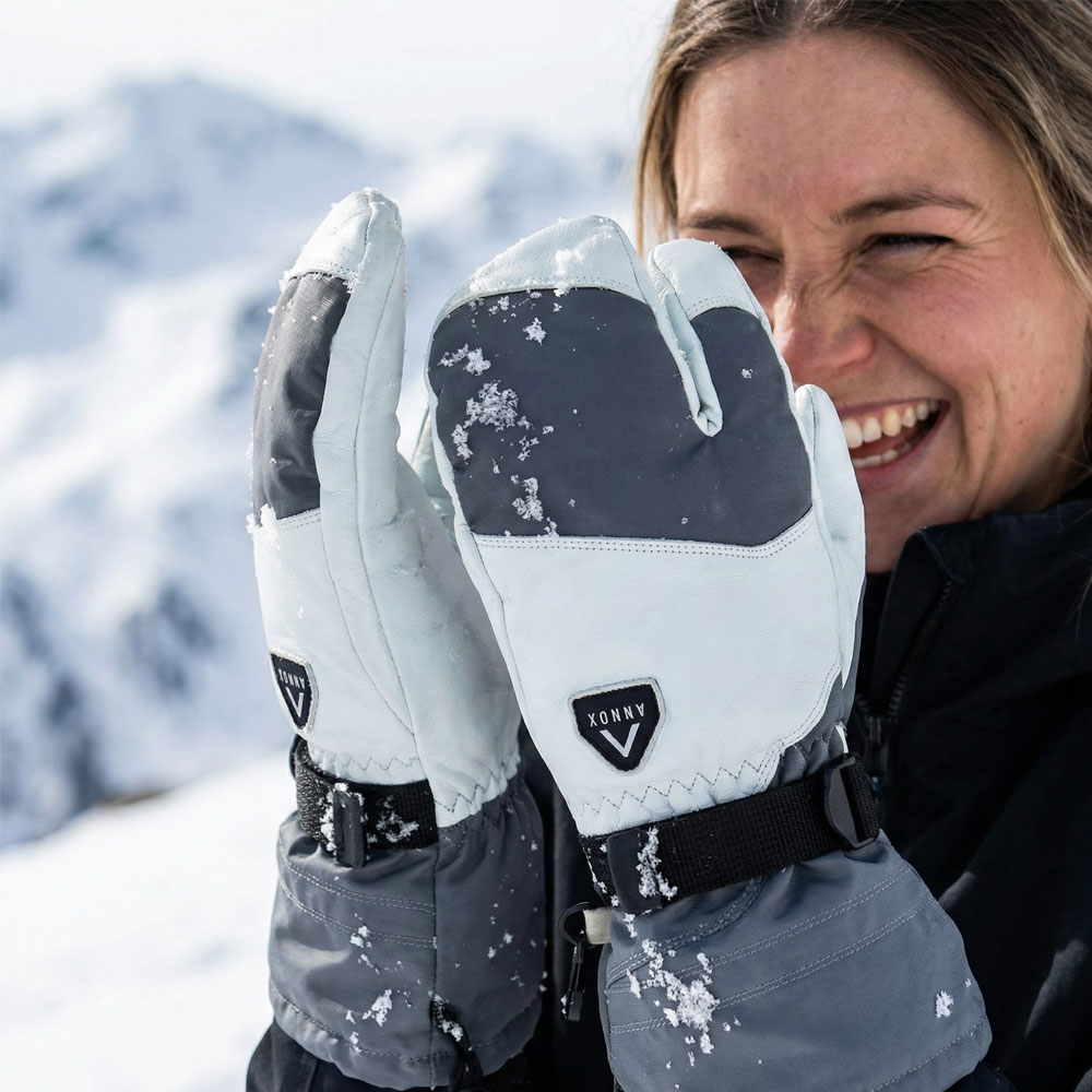 Annox Alpine Skihansker i skinn