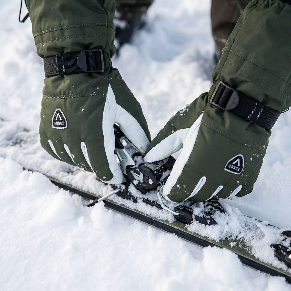 Annox Alpine Skihansker i skinn