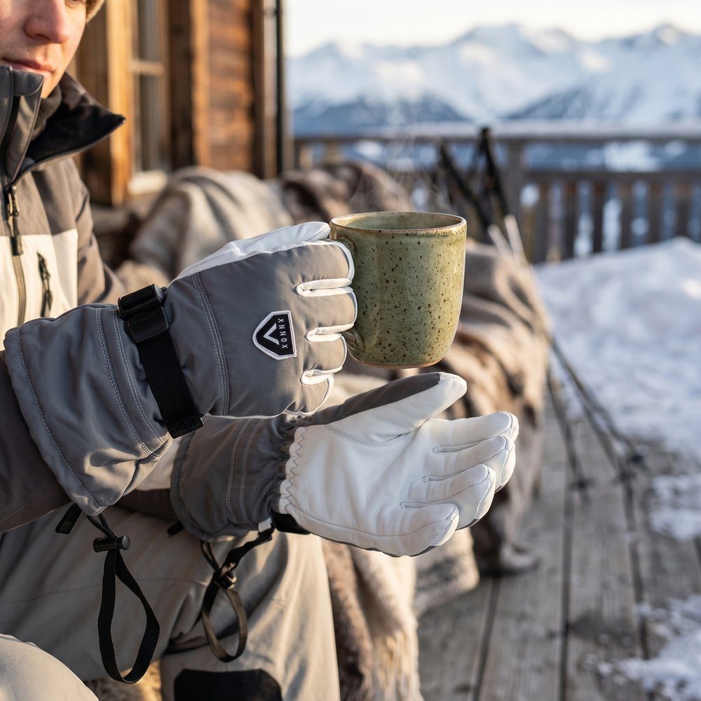 Annox Alpine Skihansker i skinn