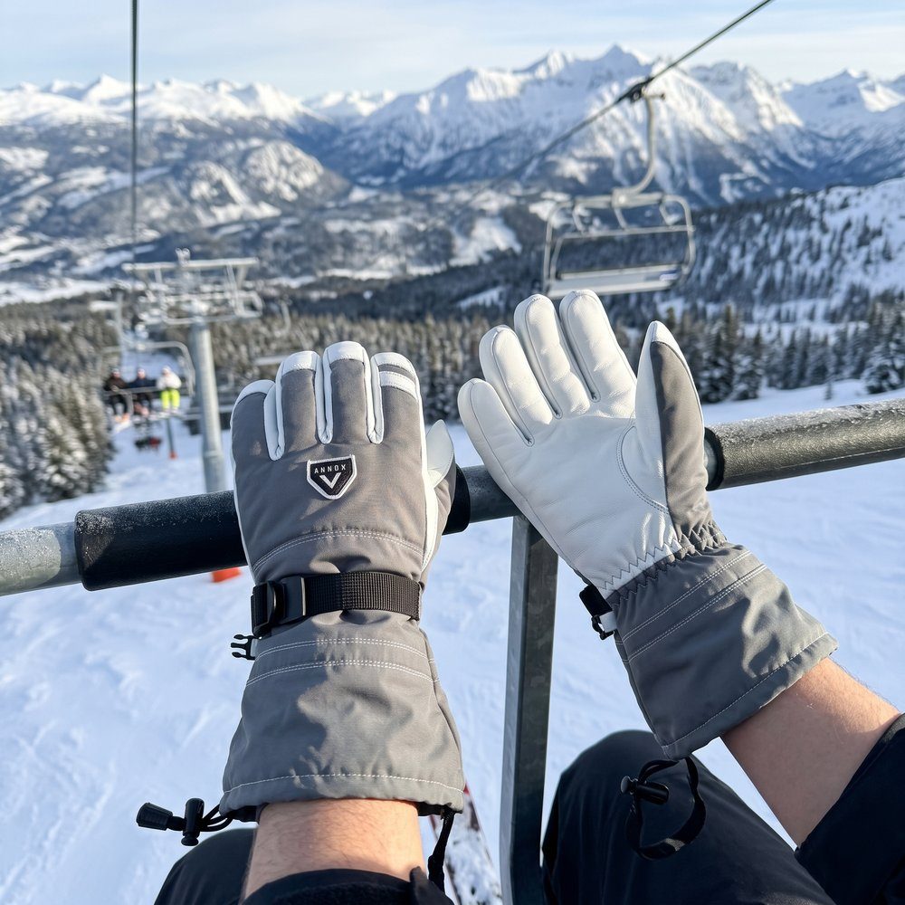 Annox Alpine Skihansker i skinn