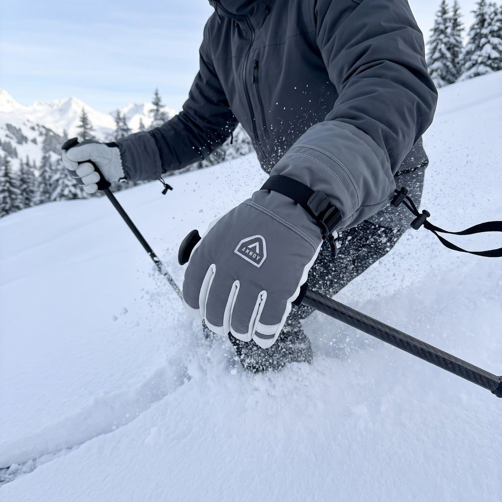 Annox Alpine Skihansker i skinn