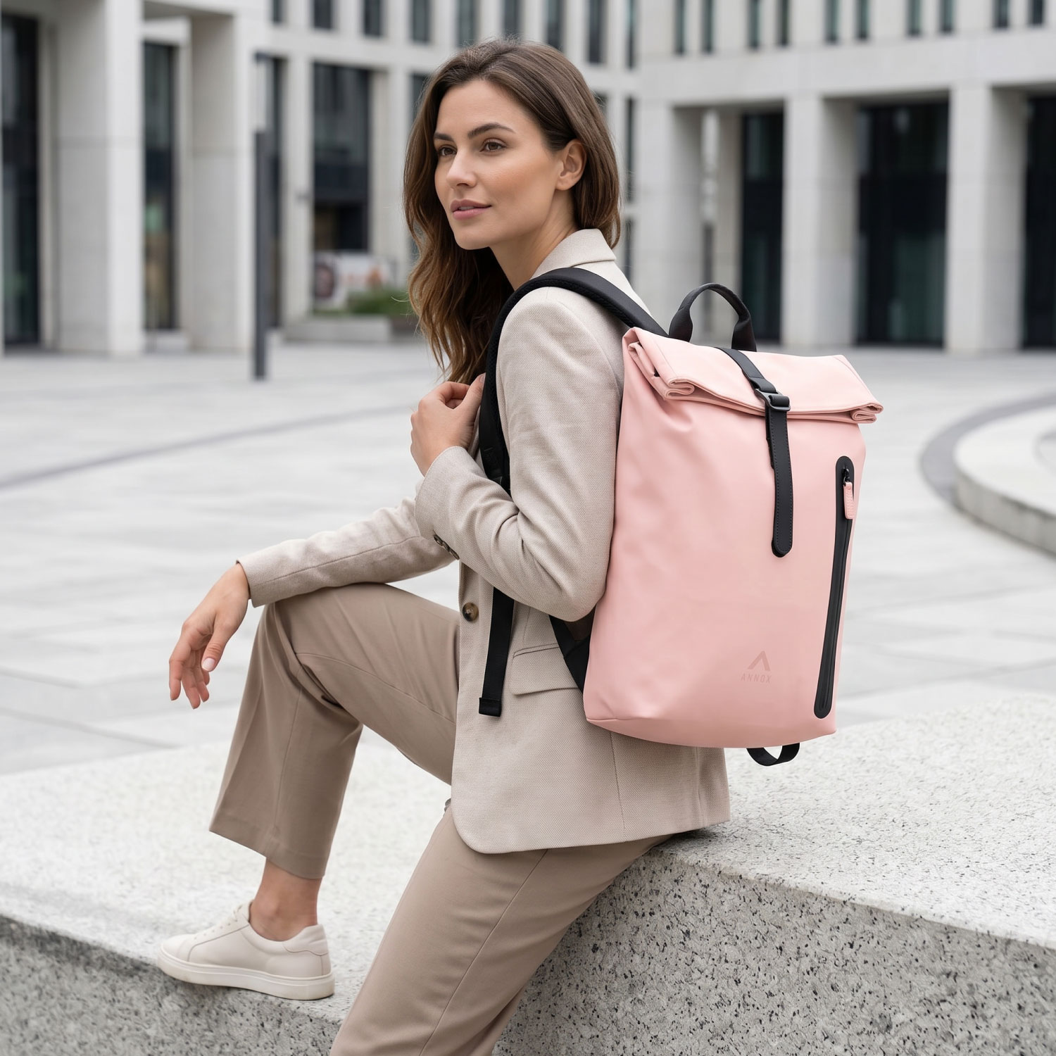 Annox Casual Laptop Ryggsekk 15.6” – Vannavvisende PU