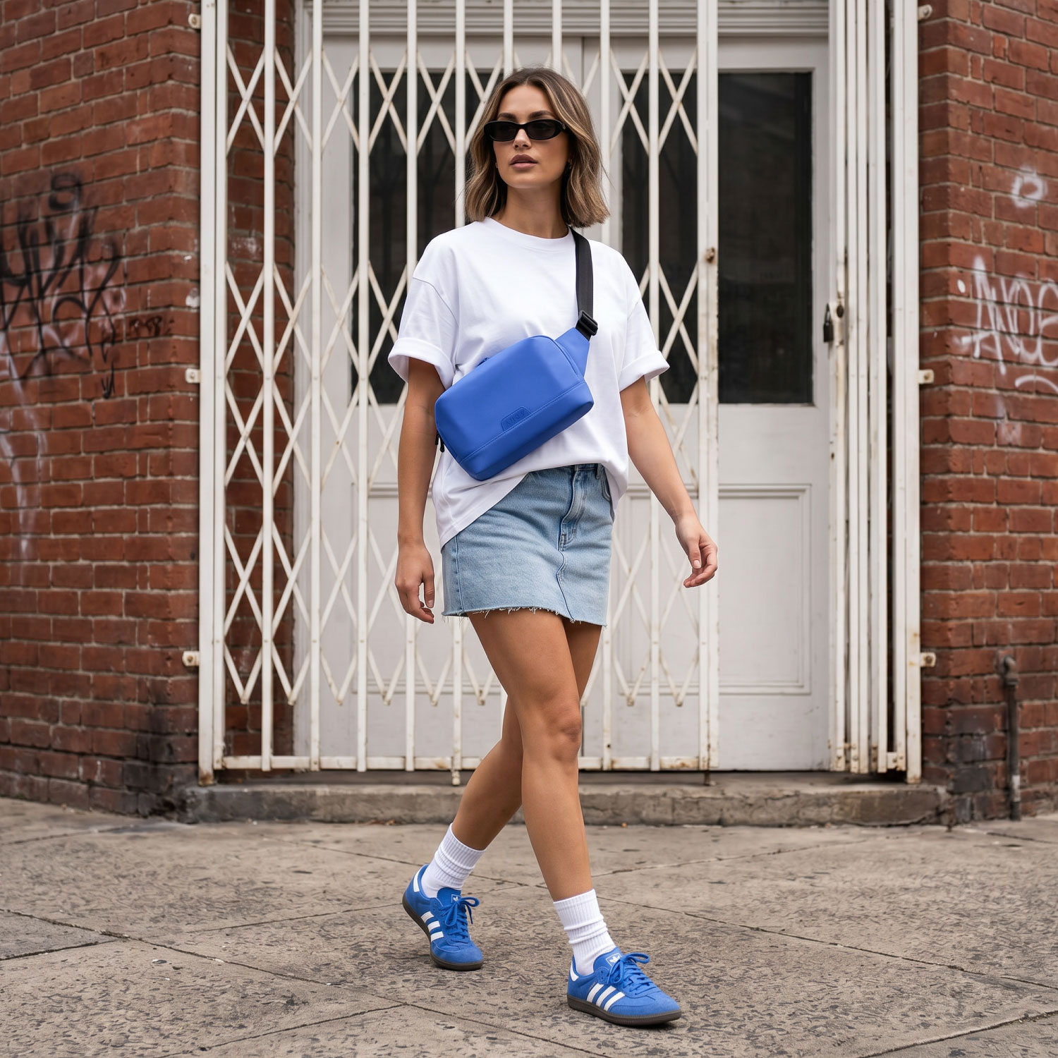 Annox Ecosmart Sling Bag – Vannavvisende veske i resirkulert materiale for sparkesykkel, skateboard og rulleskøyter