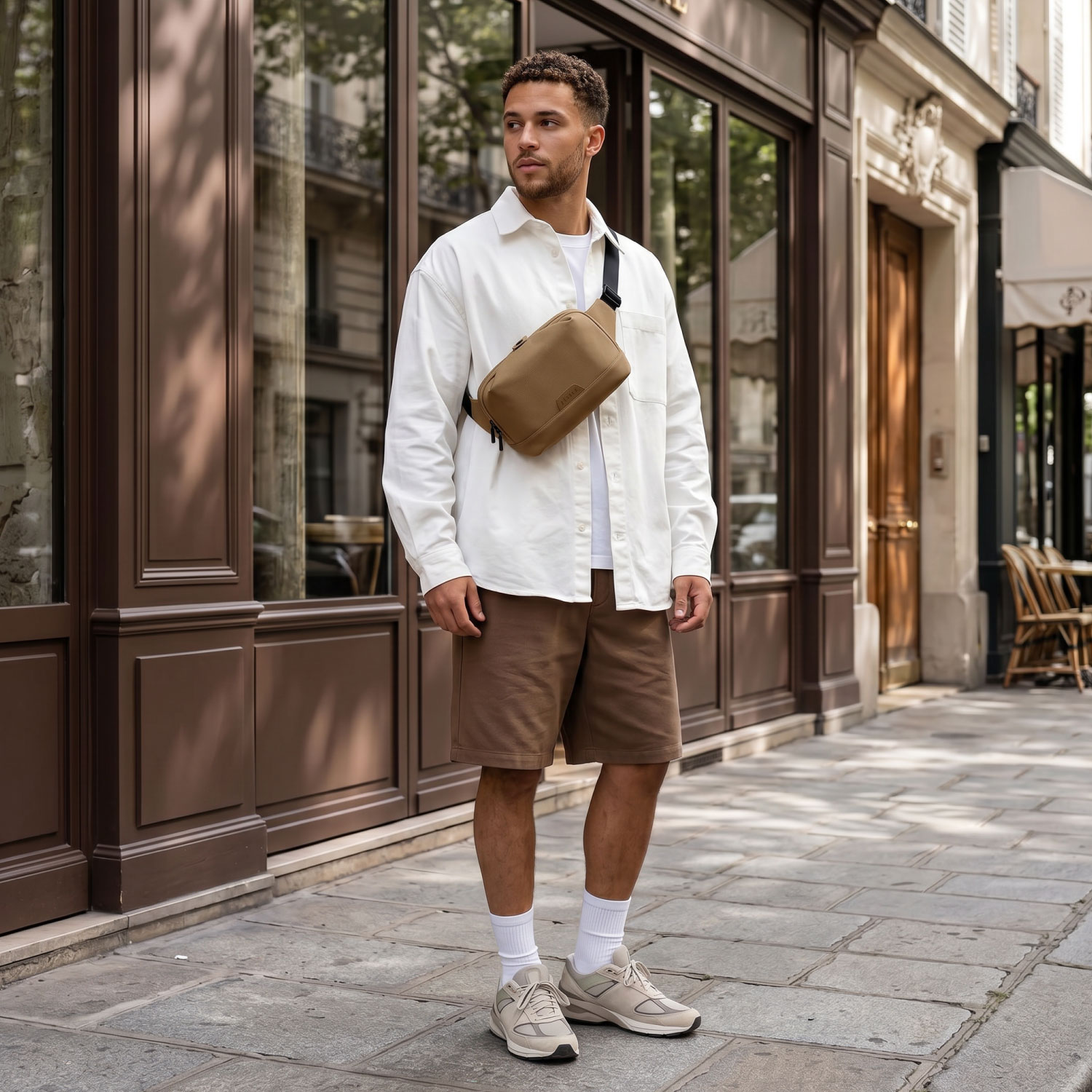 Annox Ecosmart Sling Bag – Vannavvisende veske i resirkulert materiale for sparkesykkel, skateboard og rulleskøyter