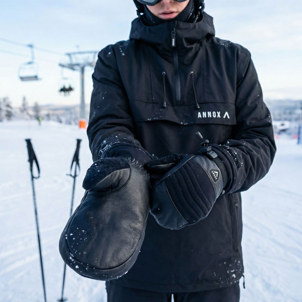 Annox Session Skihansker i skinn