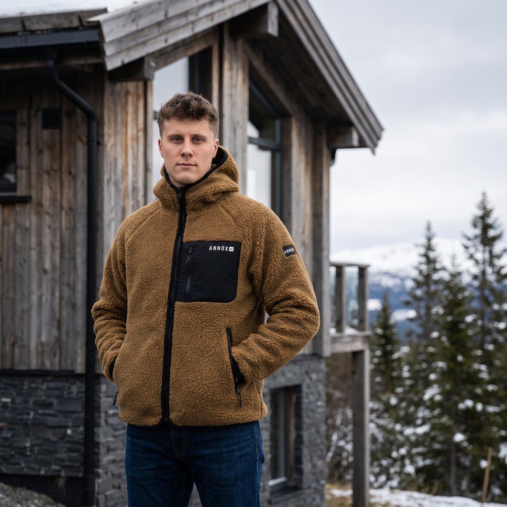 Annox Summit Hoodie Sherpa Fleecejakke