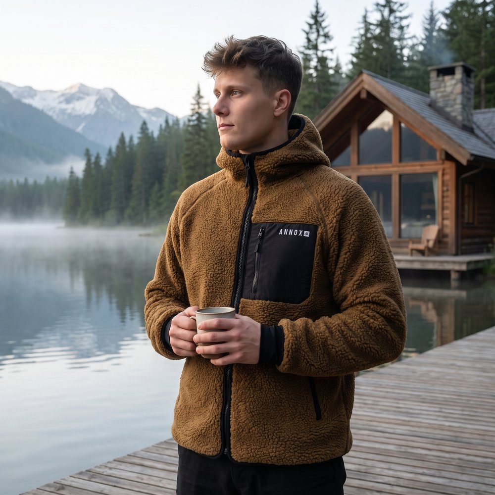 Annox Summit Hoodie Sherpa Fleecejakke