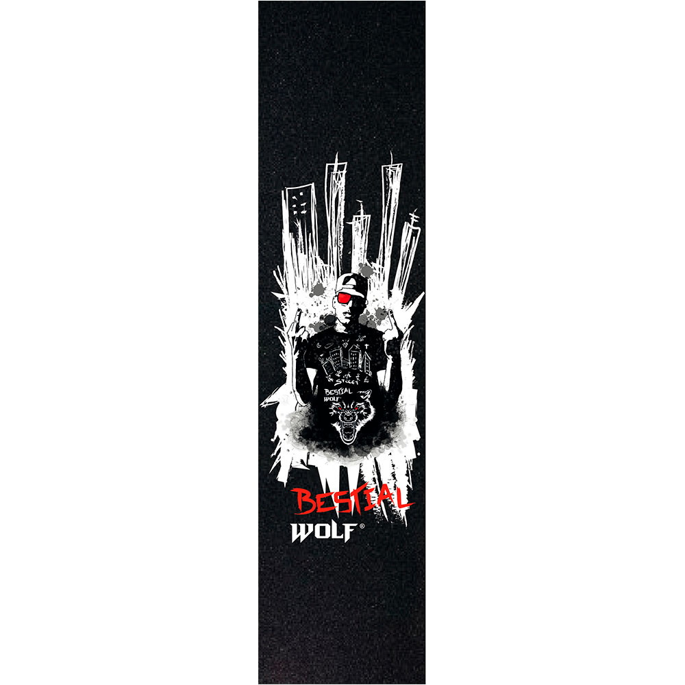 Bestial Wolf Trik Sparkesykkel Griptape