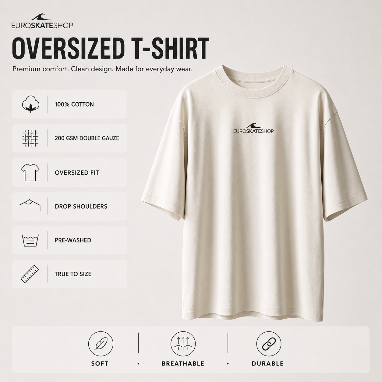 Euroskateshop Oversized T-shirts