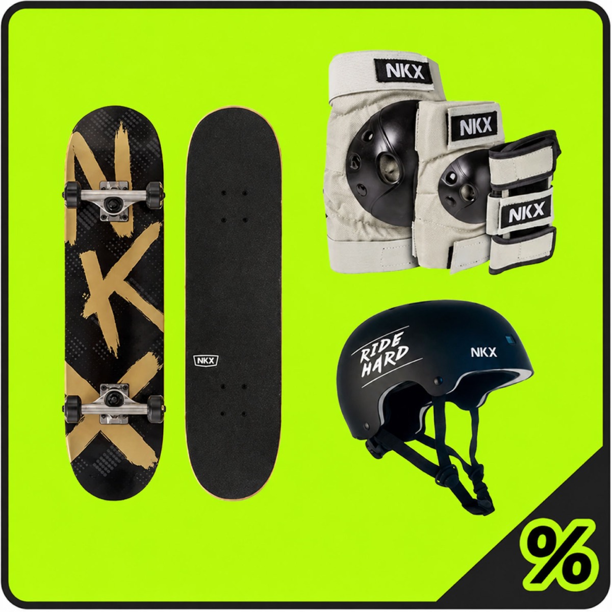 20% Ekstra Rabatt Skateboard Pakke Barn 4-8 År