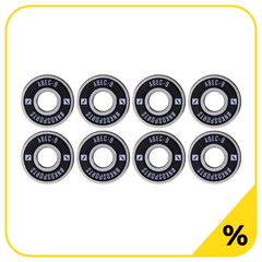 60% Ekstra Rabatt 8 x Kulelager NKD Abec-11