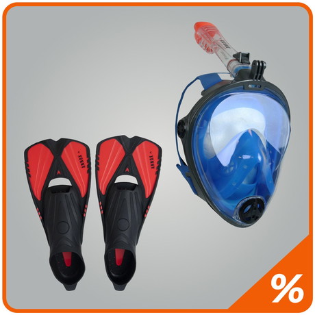 Annox Helmaskesett for dykkere for voksne (+15)