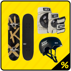 20% Ekstra Rabatt Skateboard Pakke Barn 4-8 År