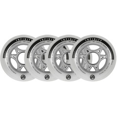 Powerslide Infinity Inline Skate Wheels 4-Pack-80 mm