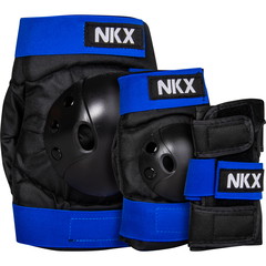 NKX 3-Pakke Pro Barn Beskyttelsesutstyr - Knepads, Albuepads og Håndleddsbeskyttere