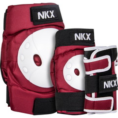 NKX 3-Pakke Pro Barn Beskyttelsesutstyr - Knepads, Albuepads og Håndleddsbeskyttere