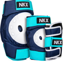 NKX 3-Pakke Pro Barn Beskyttelsesutstyr - Knepads, Albuepads og Håndleddsbeskyttere