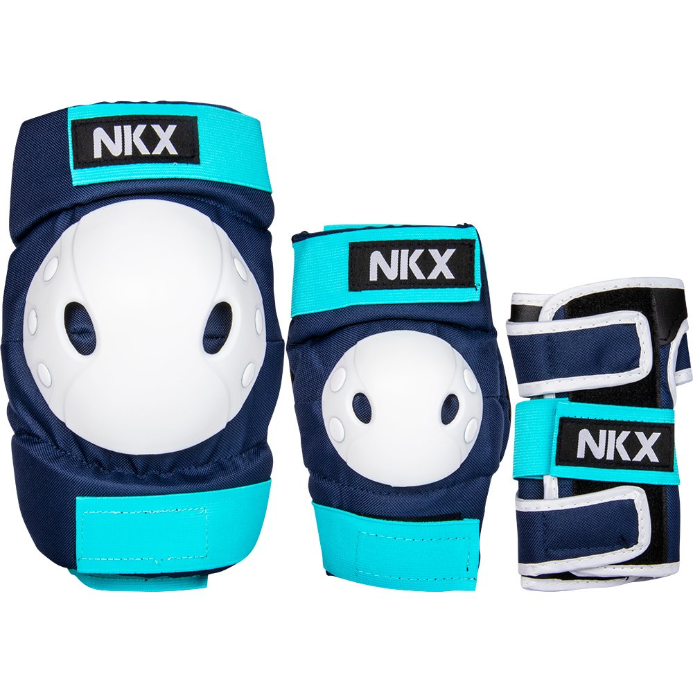 NKX 3-Pakke Pro Barn Beskyttelsesutstyr - Knepads, Albuepads og Håndleddsbeskyttere