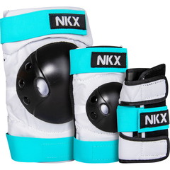 NKX 3-Pakke Pro Barn Beskyttelsesutstyr - Knepads, Albuepads og Håndleddsbeskyttere