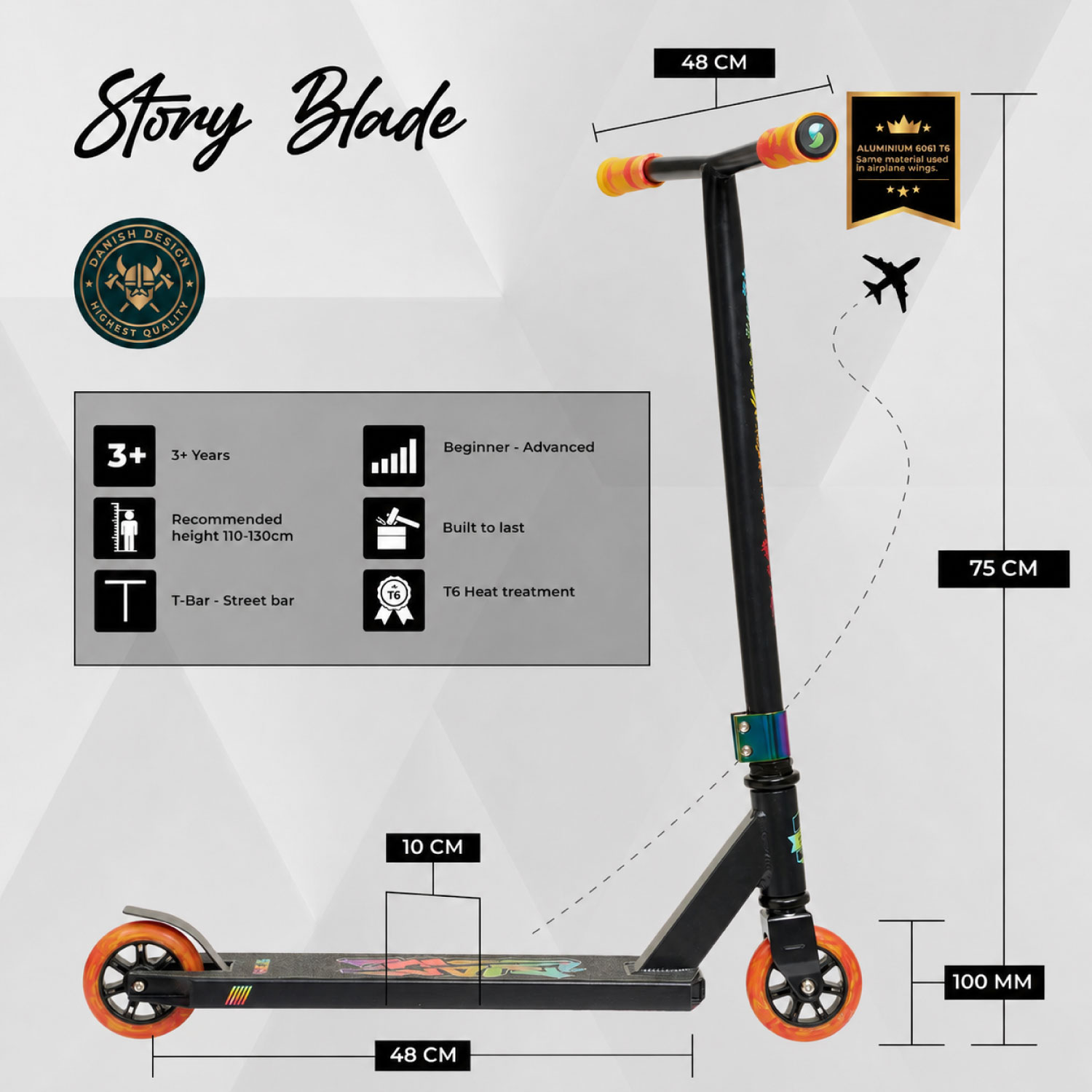 Story Blade Trik Sparkesykkel
