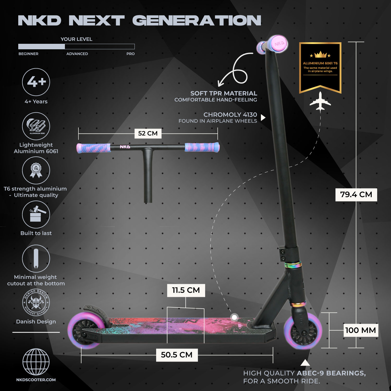 NKD Next Generation Trikse Sparkesykkel