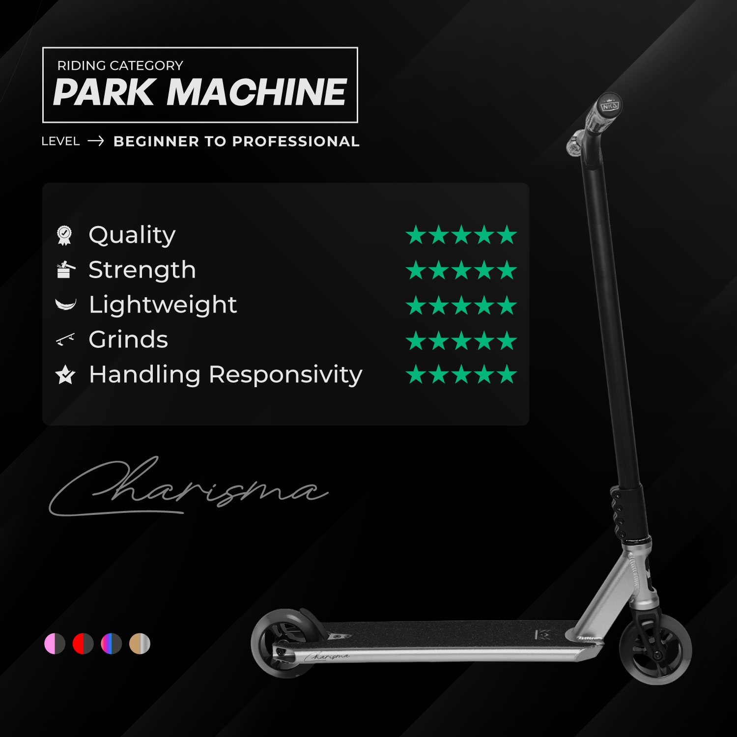 NKD RIZZ Trikse Sparkesykkel