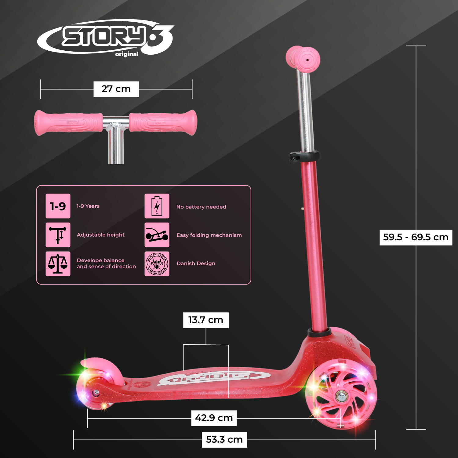 tory MoveLite Sparkesykkel for Barn