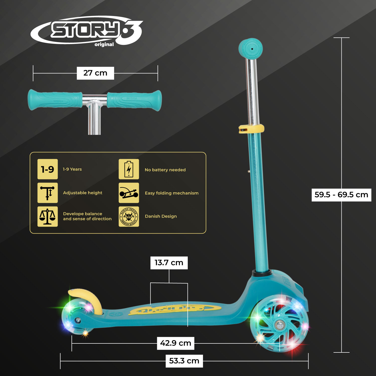 tory MoveLite Sparkesykkel for Barn