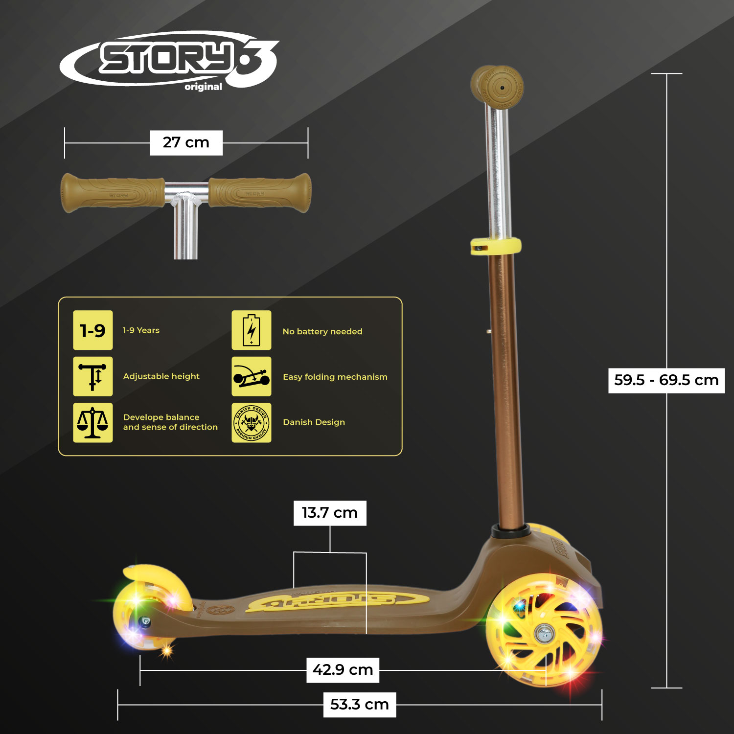 tory MoveLite Sparkesykkel for Barn
