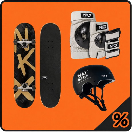 20% Ekstra Rabatt Skateboard Pakke Barn 4-8 År